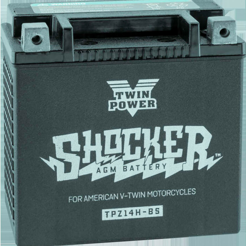 Twin Power Shocker™ Batteries; YTX14 Battery; O.E.M. 65948-00