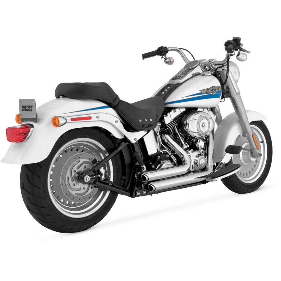 Vance & Hines Shortshots Staggered for V-Twin; Chrome